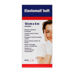 Elastomull Haft 10 cm x 4 meters: Elastic cohesive bandage of gauze